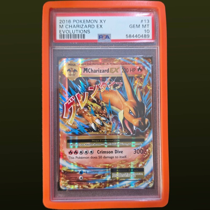 2016 POKEMON XY EVOLUTIONS #13 M CHARIZARD EX PSA 10