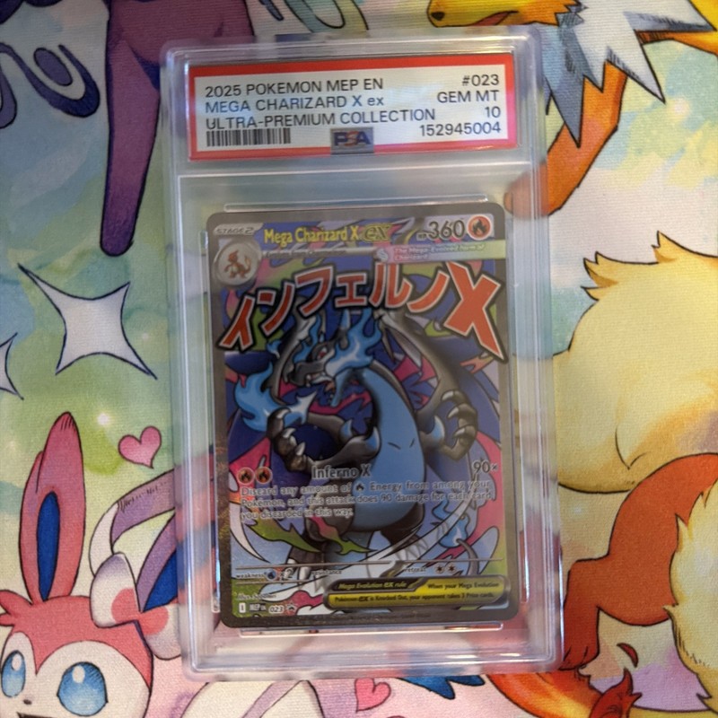 Pokemon Mega Charizard X Ex MEP En Ultra Premium Collection #023 PSA 10 Gem Mint