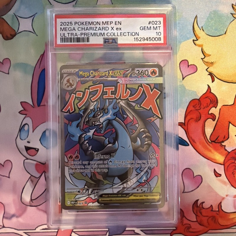 Pokemon Mega Charizard X Ex MEP En Ultra Premium Collection #023 PSA 10 Gem Mint