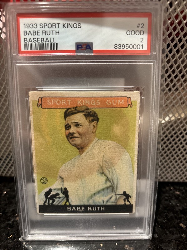1933 Goudey Sport Kings Gum - Babe Ruth #2