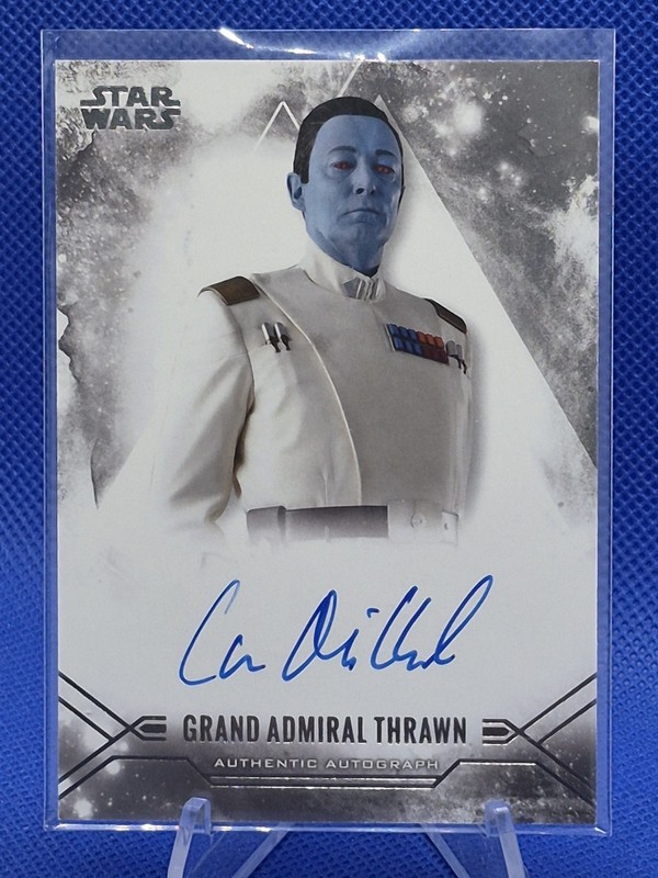 Topps Star Wars Stellar Signatures Grand Admiral Thrawn Auto