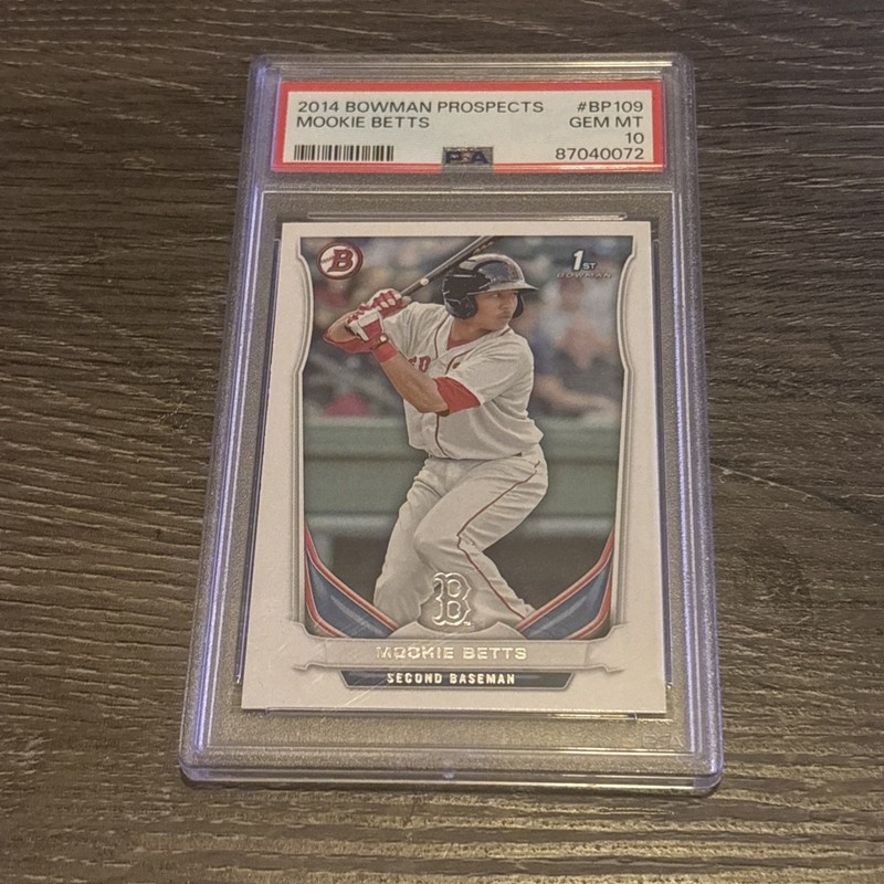 2014 Bowman Prospects Mookie Betts #BP109 PSA 10