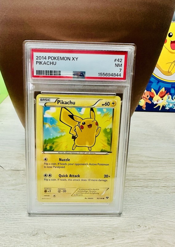 2014 POKEMON XY PIKACHU PSA7