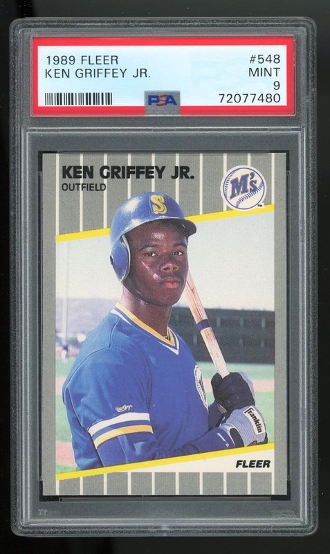 1989 Fleer Ken Griffey Jr #548 RC PSA 9 HOF