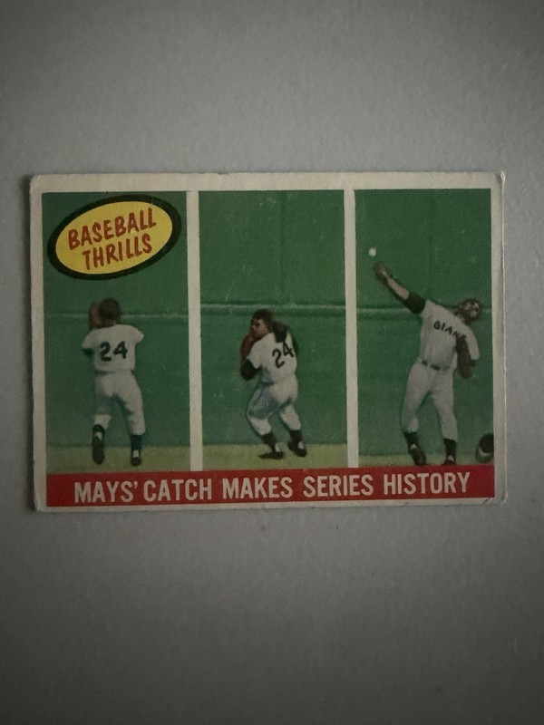 1959 Topps - Baseball Thrills Willie Mays #464