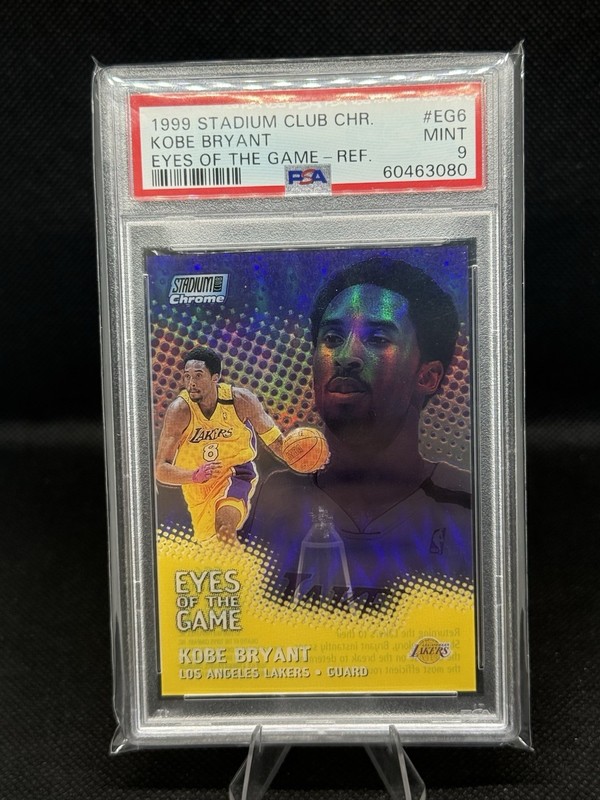 🐐1999 STADIUM CLUB CHROME EYES OF THE GAME REFRACTORKOBE BRYANT EG6 Lakers GOAT