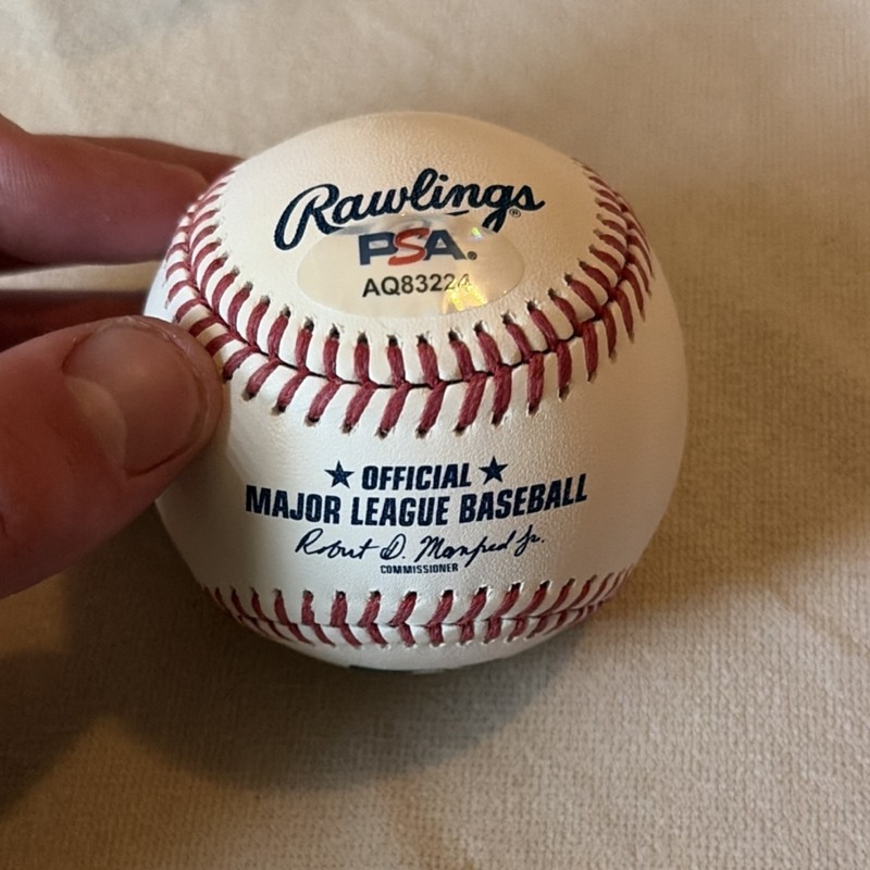 MIGUEL ROJAS PSA/DNA Certified Signed Official MLB Baseball Autographed Ball view 2