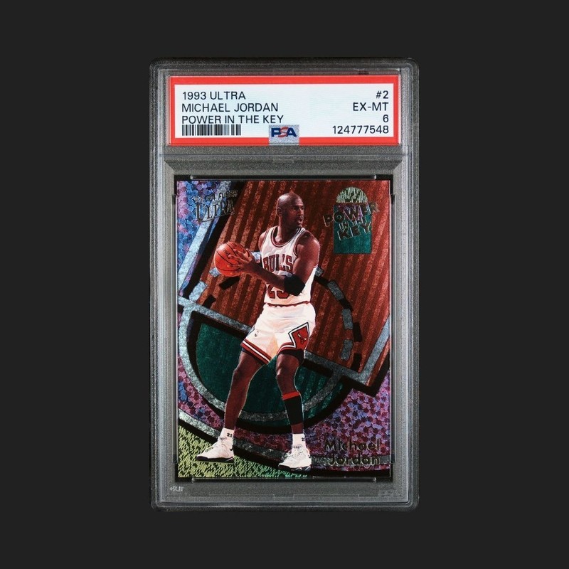1993 ULTRA POWER IN THE KEY MICHAEL JORDAN PSA 6