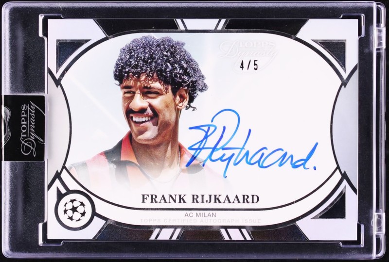 FRANK RIJKAARD 2024 Topps Dynasty UCC #DAL-FR3 AUTO Black /5