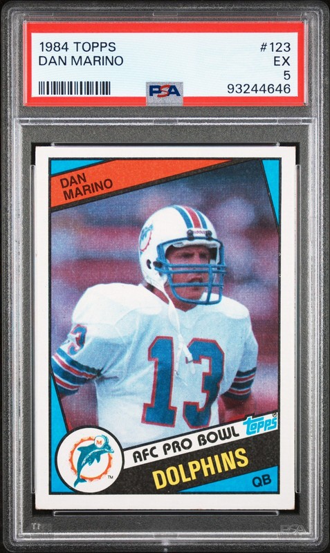 1984 Topps #123 Dan Marino PSA 5