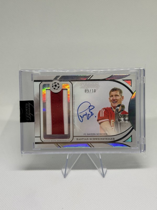 2025 Topps Dynasty UEFA Soccer Bastian Schweinsteiger Patch Relic Auto 9/10