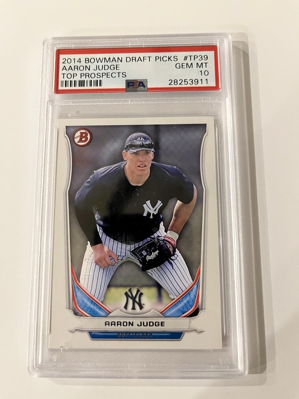 2014 Bowman Draft Picks Top Prospects #TP39 Aaron Judge Yankees RC Rookie PSA 10