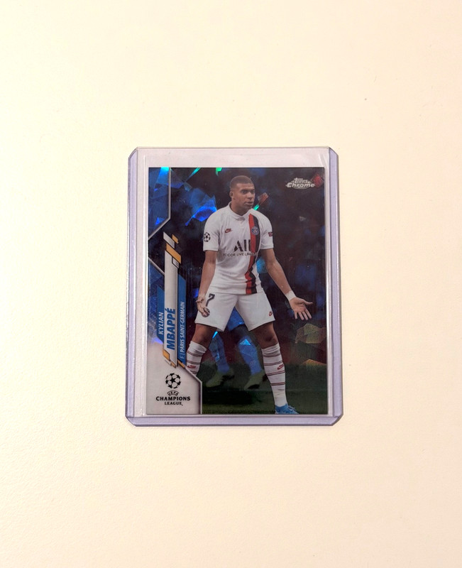 Kylian Mbappe, 2019-20 Topps Chrome UCL Sapphire Edition
