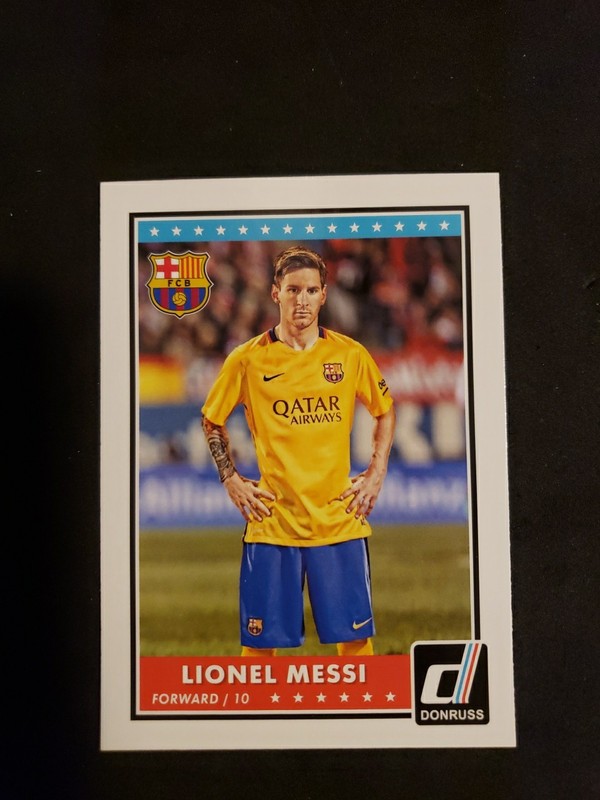 2015 Panini Donruss Soccer Lionel Messi Base #68