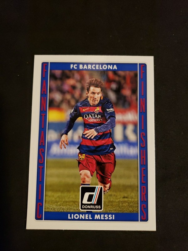 2015 Panini Donruss Soccer Lionel Messi Fantastic Finishers #8