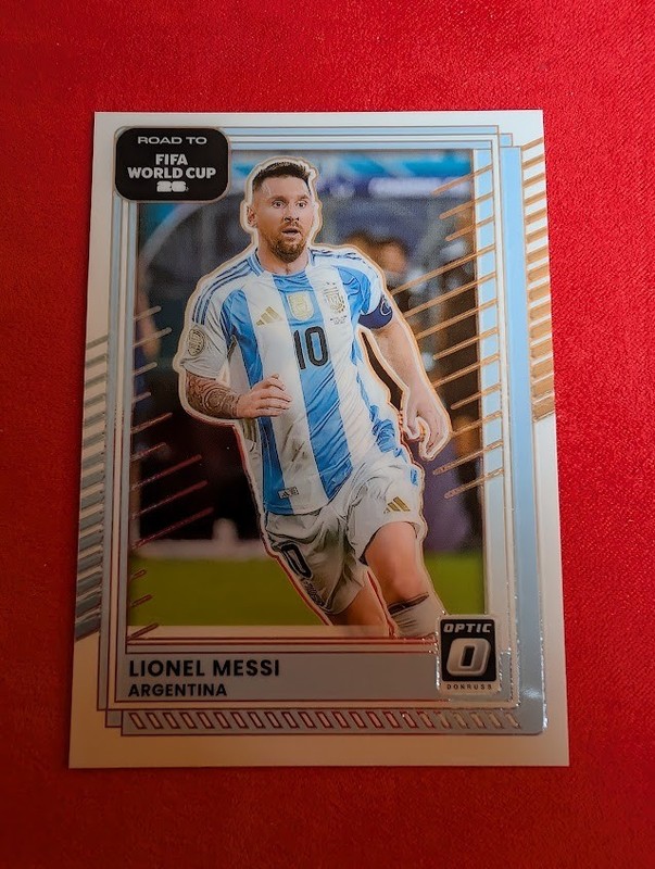 2025-26 Donruss Optic Lionel Messi #154 Road to FIFA World Cup 26 Argentina