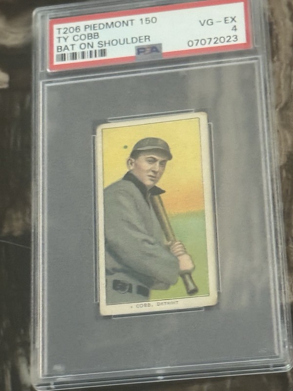 1909-11 T206 - Ty Cobb 350 Factory No. 30 Back Bat On Shoulder