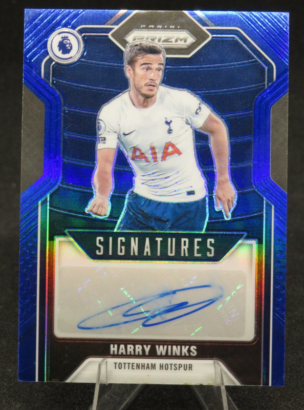 21-22 Panini Prizm Premier League Harry Winks Signatures Auto Tottenham Hotspurs