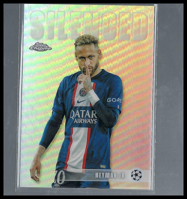 2025-26 Topps Chrome UEFA Club Competitions #SHH-1 Neymar Jr Silenced