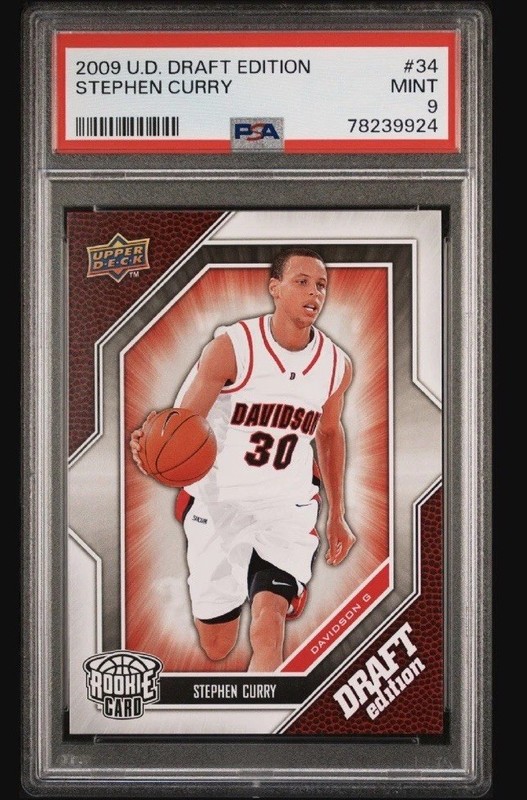 PSA 9 Stephen Curry (Rookie Card) 2009-10 Upper Deck Draft Edition - #34