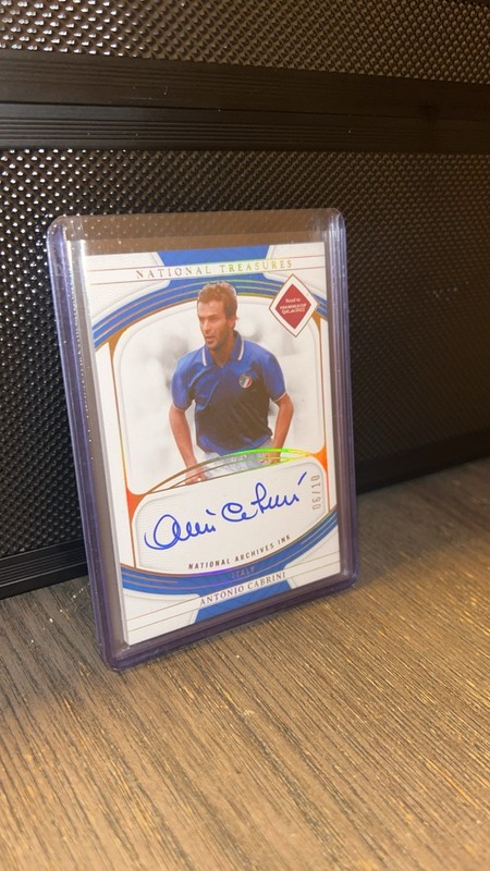 2022 Panini National Treasures Antonio Cabrini On Card Auto /10 Italy
