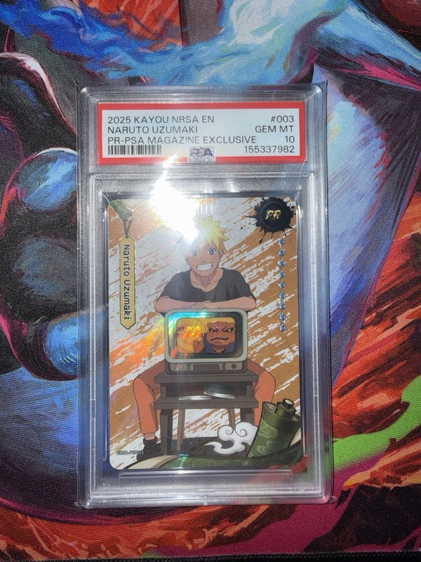 2025 KAYOU NRSA PSA MAGAZINE EXCLUSIVE #003 NARUTO UZUMAKI PSA 10