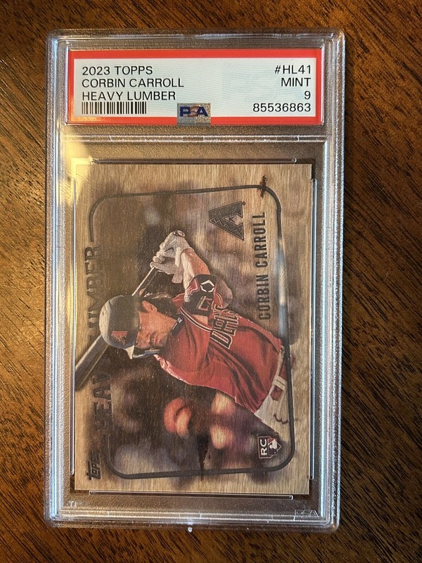 2023 Topps Corbin Carroll Heavy Lumber HL41 PSA 9