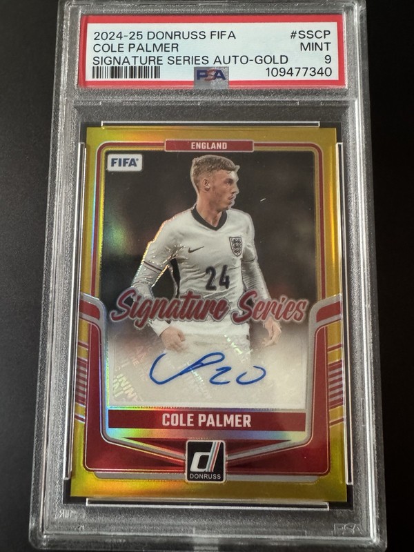 COLE PALMER 2024-25 Donruss Optic FIFA Beautiful Game Auto GOLD Prizm #02/10