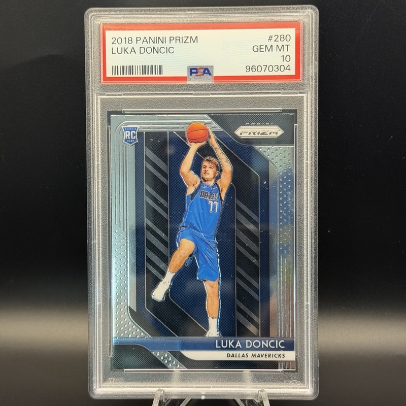 Panini Prizm 2018-19 Luka Doncic #280 Rookie PSA 10 Dallas Mavericks