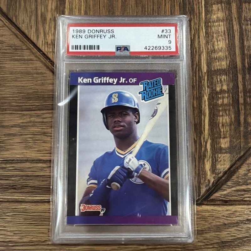 1989 Donruss Ken Griffey, Jr. #33 PSA 9 Rookie Card