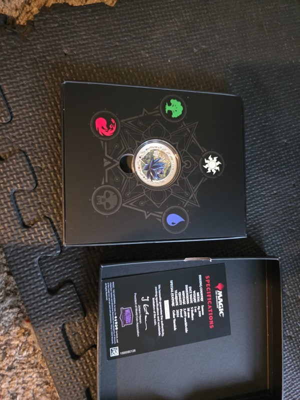 Magic: The Gathering Black Lotus Beta 1oz Silver Proof Color Varnish 2024 $5