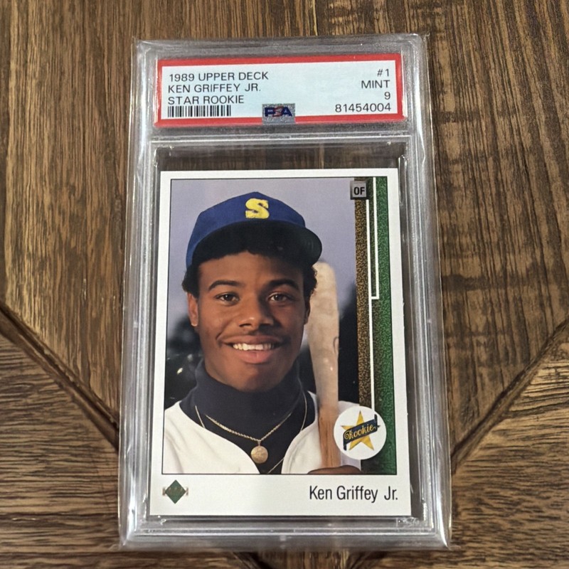 1989 Upper Deck Ken Griffey Jr Star Rookie #1 PSA 9