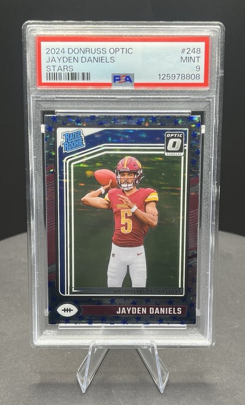 2024 Panini Donruss Optic - Rated Rookie Jayden Daniels #248 Stars PSA 9
