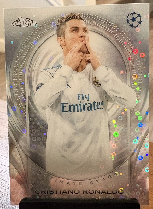 2024-25 Topps Chrome UEFA Ultimate Stage Real Madrid Cristiano Ronaldo #USC-28