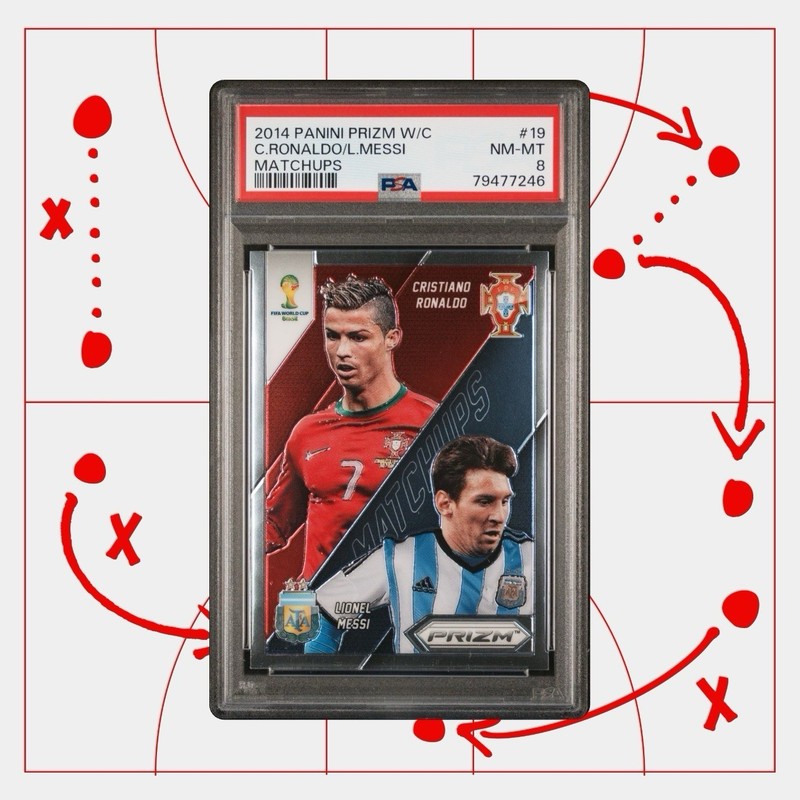 2014 Panini Prizm World Cup - Matchups Lionel Messi, Cristiano Ronaldo #19