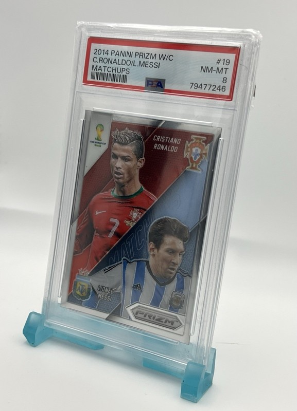 2014 Panini Prizm World Cup - Matchups Lionel Messi, Cristiano Ronaldo #19 view 2