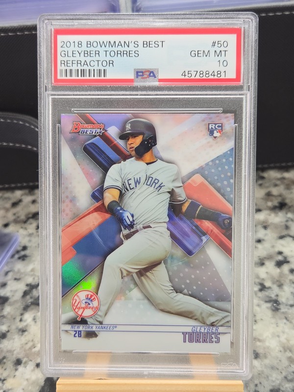 2018 Bowmans Best Refractor Gleyber Torres PSA 10