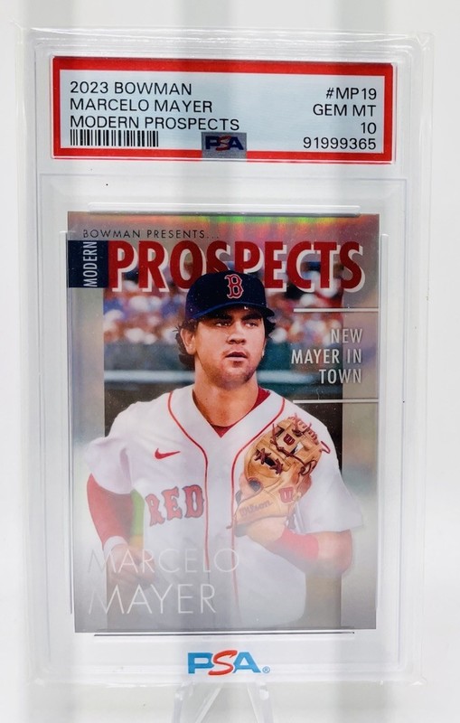 2023 Bowman Chrome Prospects Marcelo Mayer MP19 Boston Red Sox PSA 10