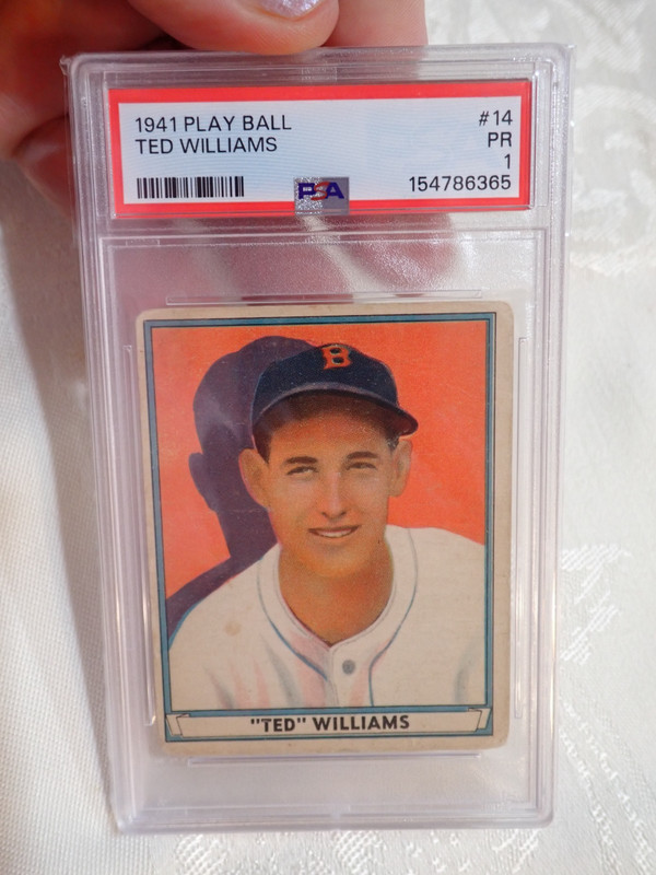 1941 Play Ball Set-Break # 14 Ted Williams PSA 1 PR