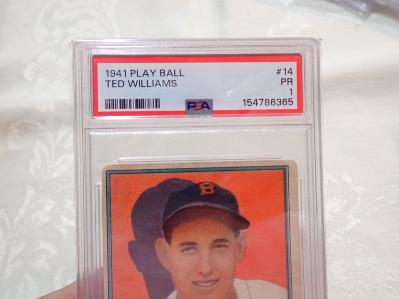 1941 Play Ball Set-Break # 14 Ted Williams PSA 1 PR view 2