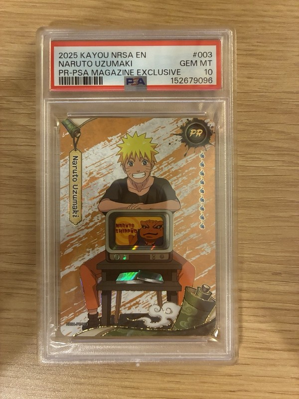 Kayou Naruto Uzumaki #003 2025 PSA Magazine Exclusive Promo Card - PSA 10