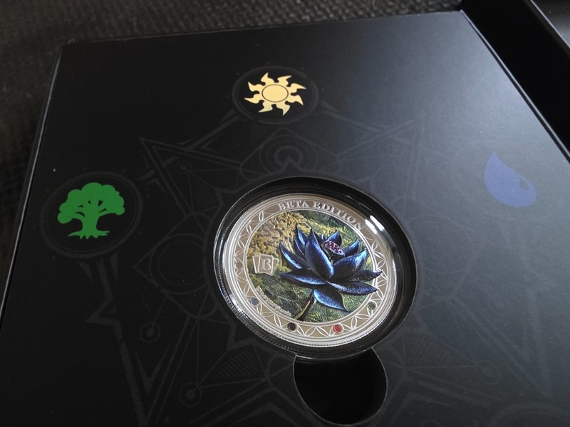 Magic: The Gathering Black Lotus Beta 1oz Silver Proof Color Varnish 2024 $5 view 2