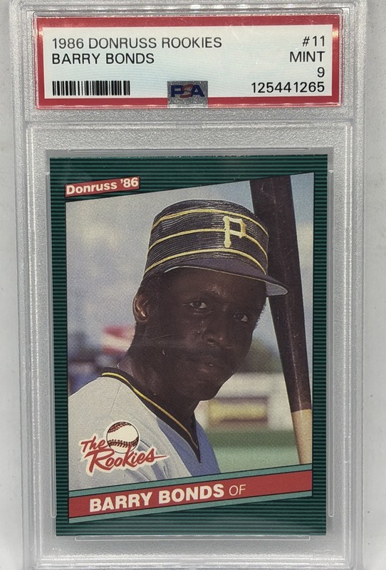 1986 Donruss The Rookies - Barry Bonds #11 (RC)