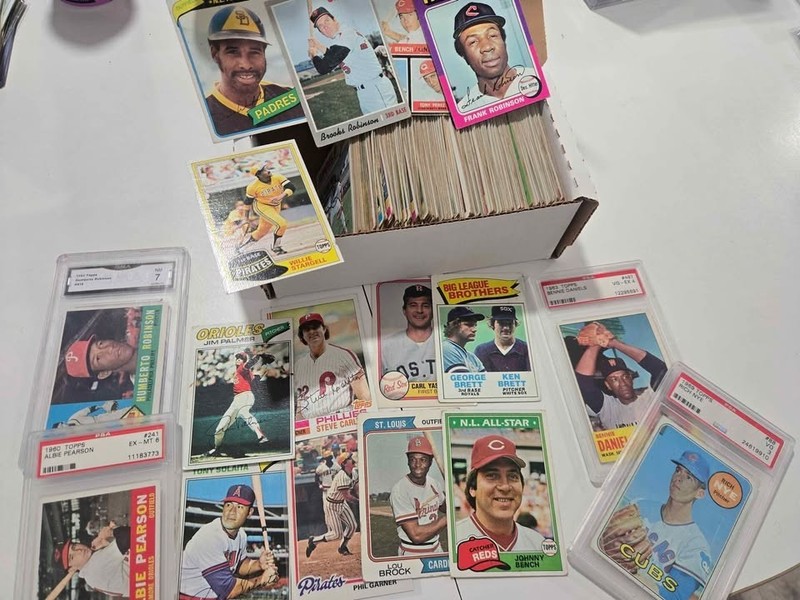 Vintage 300+ Baseball Card Lot 1960s-1970s – PSA, Old MLB Cards, Stars, Commons