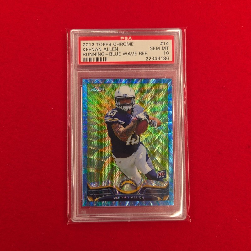2013 Topps Chrome - Keenan Allen #14 Blue Wave Refractor (RC) PSA 10 CHARGERS