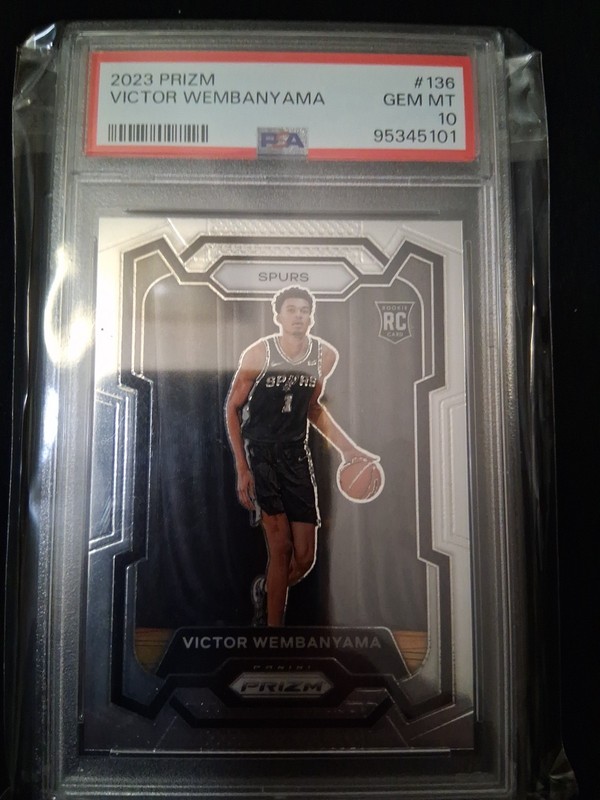 2023 Prizm Victor Wembanyama Psa 10 #136 view 2