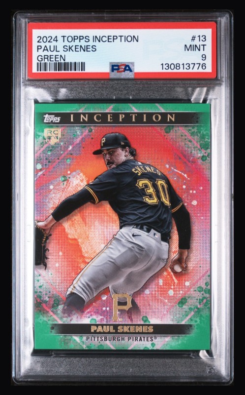 2024 Topps Inception - Paul Skenes #13 Green (RC) PSA 9