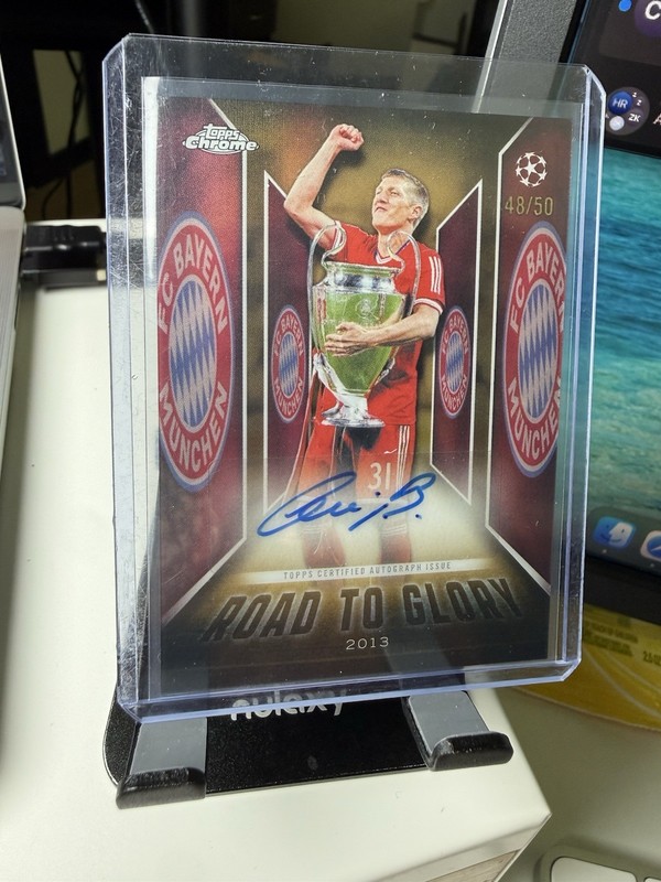 Bastian Schweinsteiger 2026 Topps Chrome UEFA Road To Glory Auto /50 SSP CaseHit
