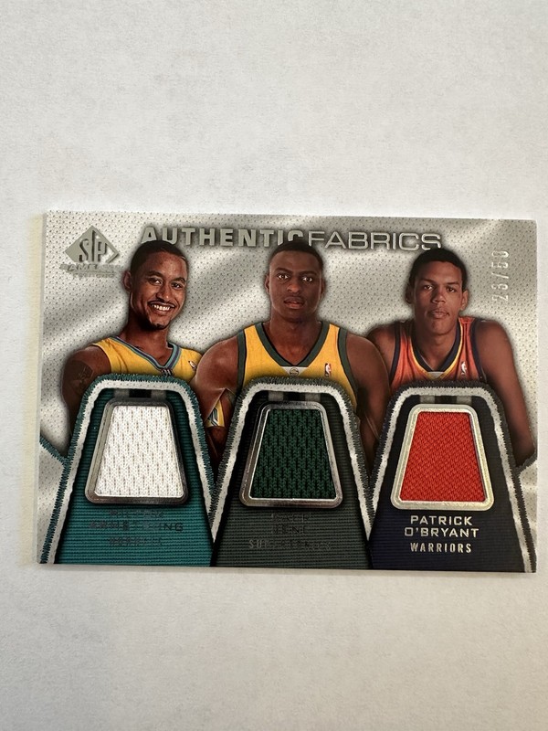 Armstrong, Sene, O'Bryant - 2007-08 SP Game Used - Triple Jersey #23/50
