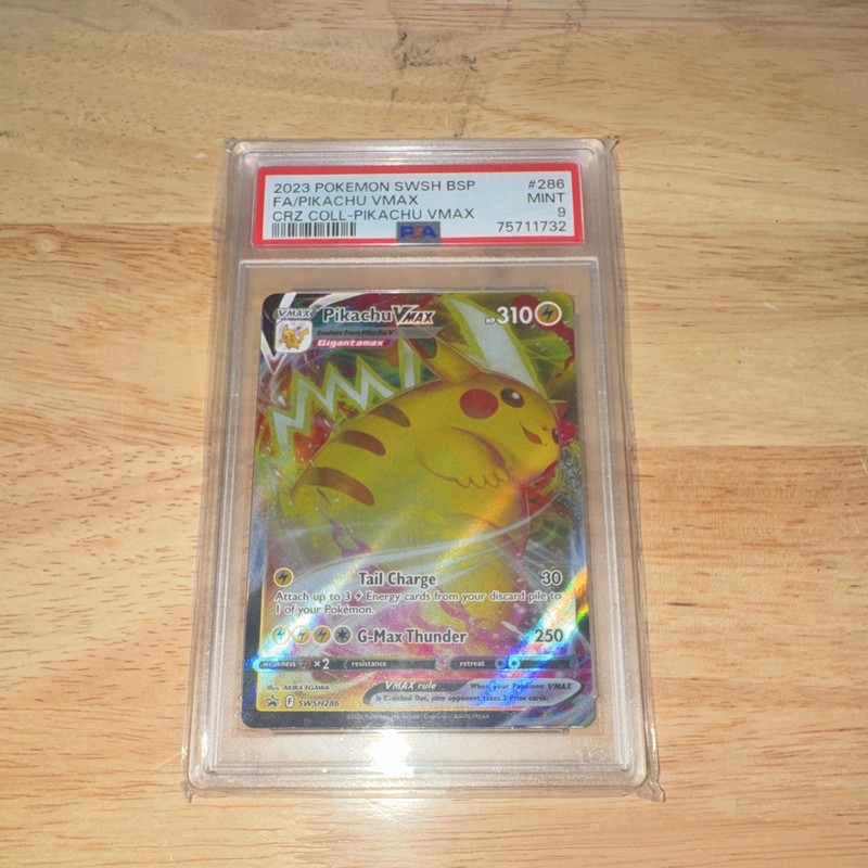 Pokemon TCG Pikachu VMAX SWSH286 Holo Promo PSA 9 2023 SWSH BSP